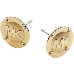 Michael Kors Astor Logo Gold Stud Earings